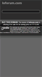 Mobile Screenshot of loforum.com